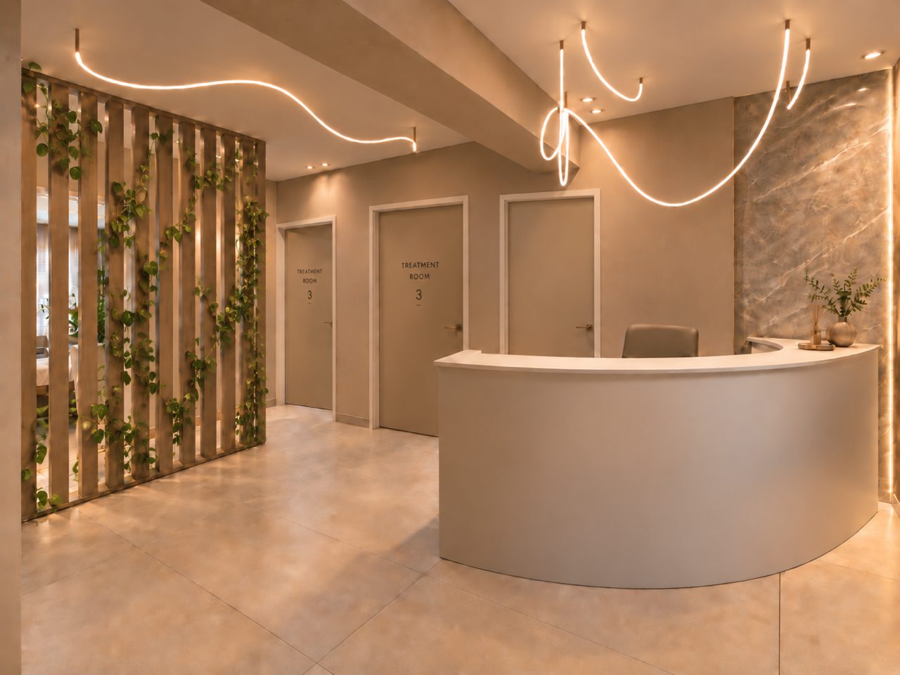 Η υποδοχή του Acropolis Zen Spa